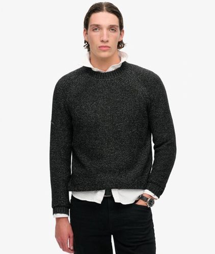 Herren Grober Raglan-pullover - Größe: L - Superdry - Modalova