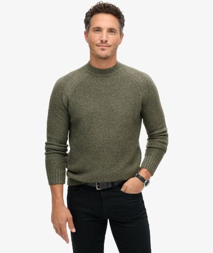 Herren Grober Raglan-pullover - Größe: L - Superdry - Modalova