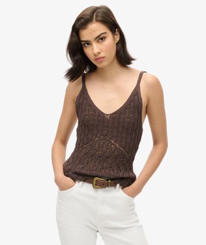 Damen Häkeldetail Trägertop, , Größe: 42 - Superdry - Modalova