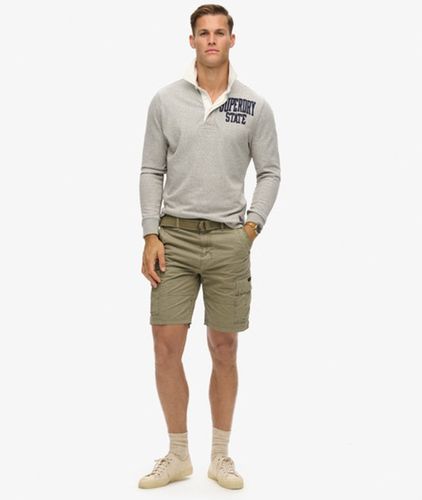 Men's Heavy Cargo Shorts / Olive - Size: 36 - Superdry - Modalova