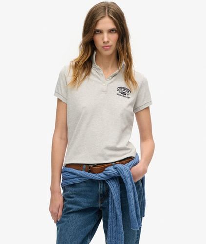 Damen Tailliertes Athletic Essentials Polohemd im 90er-Jahre-Stil - Größe: 40 - Superdry - Modalova
