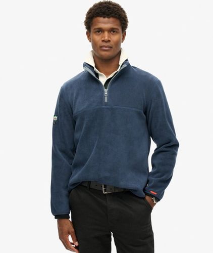 Herren Active Fleecepullover mit Halbem Reißverschluss - Größe: XL - Superdry - Modalova