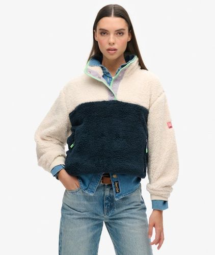Damen und Superweicher Mash Up Henley-Pullover, Größe: 40 - Superdry - Modalova