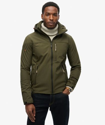 Herren Softshell Trekker Kapuzenjacke - Größe: S - Superdry - Modalova