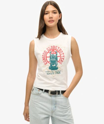 Damen X Komodo Globe Trotter Tanktop, , Größe: 42 - Superdry - Modalova