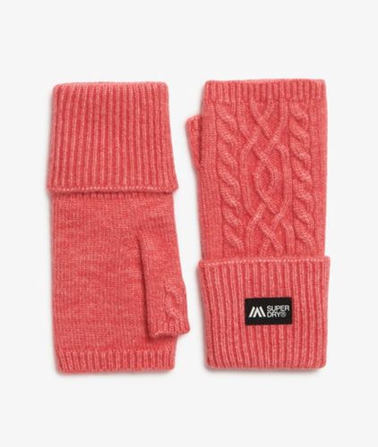 Damen Cable Luxe Handwärmer Handschuhe - Größe: 1Größe - Superdry - Modalova