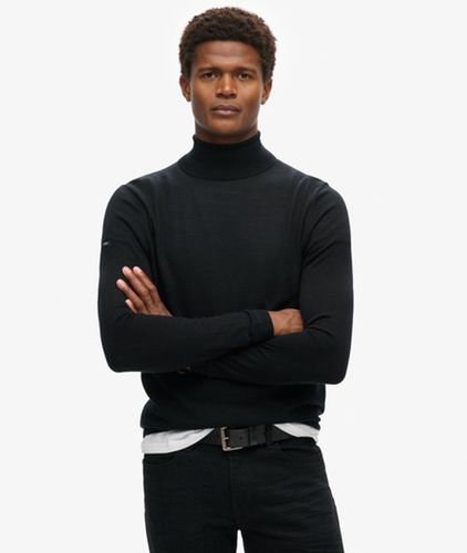 Herren Merino Rollkragenpullover - Größe: S - Superdry - Modalova