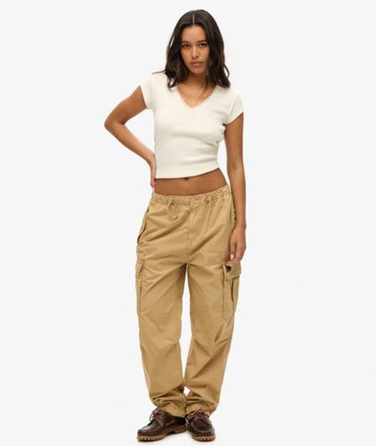 Damen Übergroße, Weit Geschnittene Parachute Hose, Größe: 32/32 - Superdry - Modalova