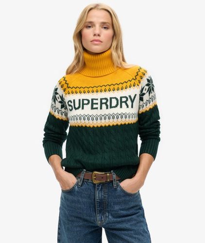 Damen Aspen Ski Strickpullover - Größe: 44 - Superdry - Modalova