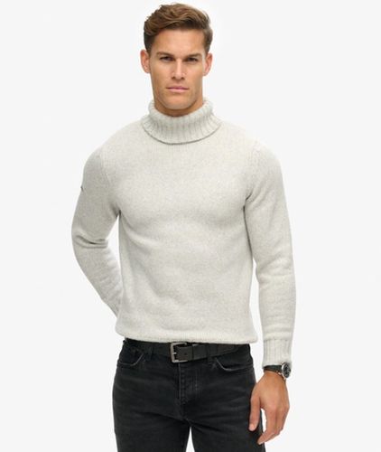 Herren Angerauter Rollkragenpullover, Größe: S - Superdry - Modalova