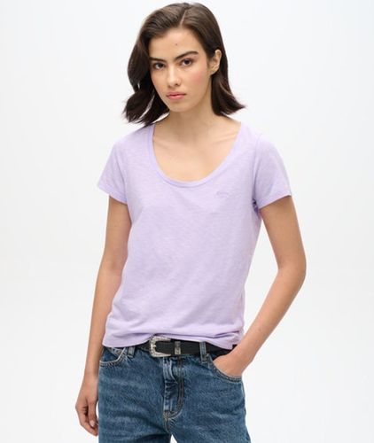 Damen Studios T-Shirt mit U-Ausschnitt, Größe: 36 - Superdry - Modalova