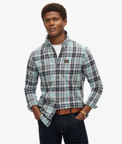 Herren Langärmliges Baumwoll-holzfällerhemd - Größe: S - Superdry - Modalova