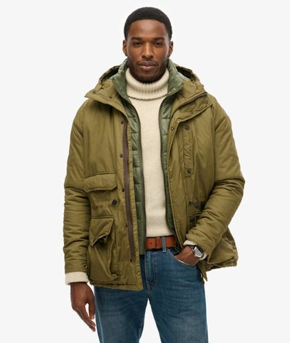 Herren Deck-jacke mit Kapuze und Baumwollfutter - Größe: M - Superdry - Modalova