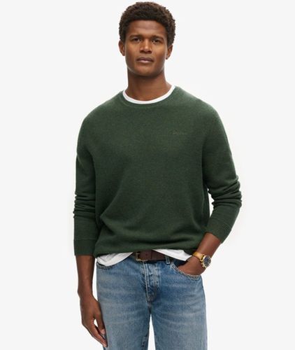 Herren Schmal Geschnittener Essential Rundhalspullover - Größe: L - Superdry - Modalova