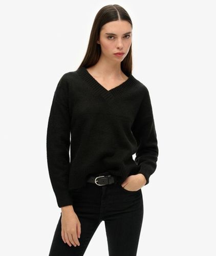 Damen Pullover mit V-ausschnitt in Übergröße - Größe: 42 - Superdry - Modalova