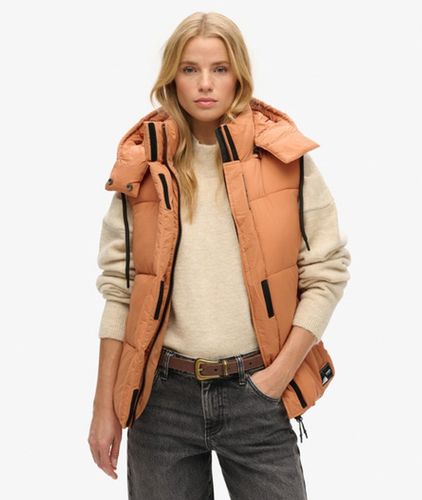 Damen Kurze Touchline Steppweste, Größe: 38 - Größe: 38 - Superdry - Modalova