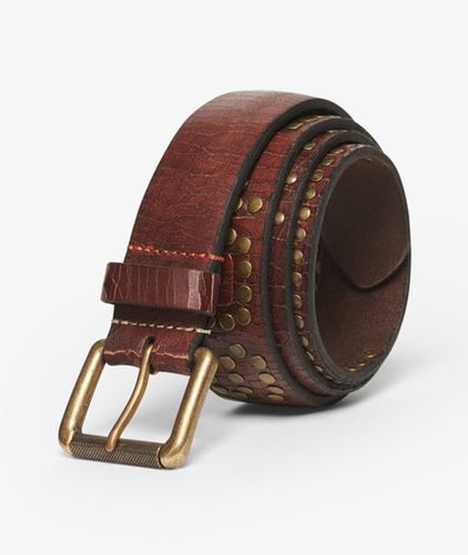 Men's Logo Goods Belt Brown - Size: S - Superdry - Modalova