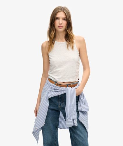 Damen Tanktop mit Raffung - Größe: 38 - Superdry - Modalova