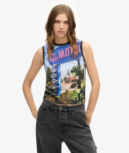 Damen Sub Oberteil mit Print - Größe: 36 - Superdry - Modalova