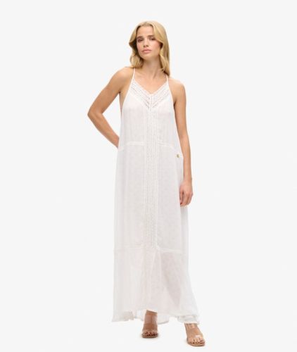 Damen Maxikleid mit Spitze, Größe: 44 - Größe: 44 - Superdry - Modalova