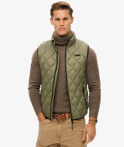 Herren Diamantsteppung Fuji Lite Weste, , Größe: L - Superdry - Modalova