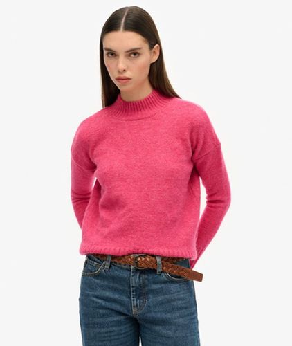 Damen Essential Pullover mit Stehkragen - Größe: 44 - Superdry - Modalova