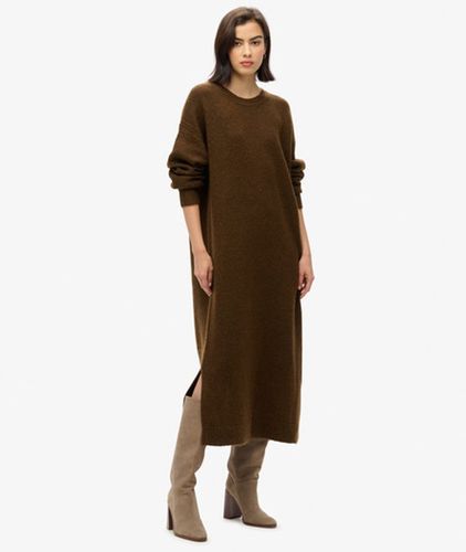 Damen Lässiges Midi-pulloverkleid - Größe: 38 - Superdry - Modalova