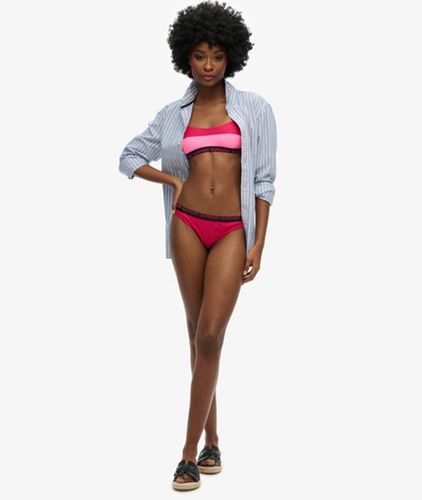 Damen Raffiniertes, Elastisches Bikinihöschen - Größe: 44 - Superdry - Modalova