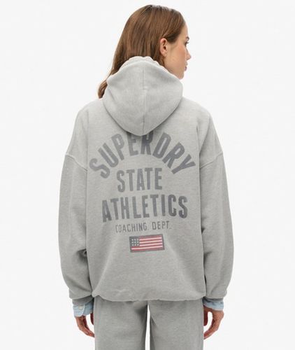 Damen Athletic Essential Kapuzenjacke in Übergröße - Größe: 40 - Superdry - Modalova