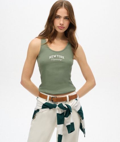 Damen Athletic Essentials Tanktop mit Grafik - Größe: 38 - Superdry - Modalova