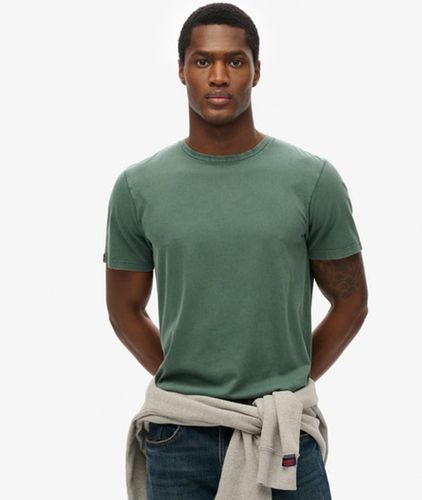Men's Classic Essential T-shirt / Washed Jewel - Size: M - Superdry - Modalova