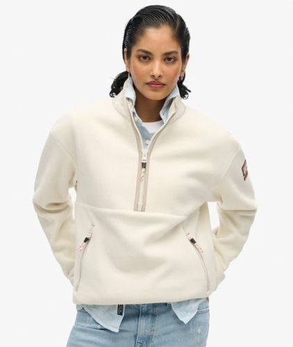 Damen Active Fleecepullover mit Halbem Reißverschluss, , Größe: 40 - Superdry - Modalova