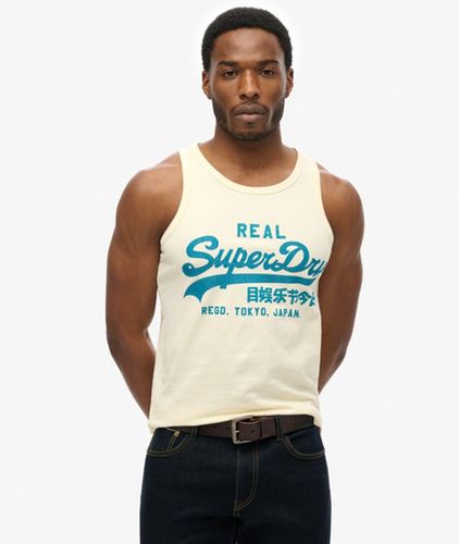 Men's Vintage Cali Trägerhemd mit Logo - Größe: S - Superdry - Modalova