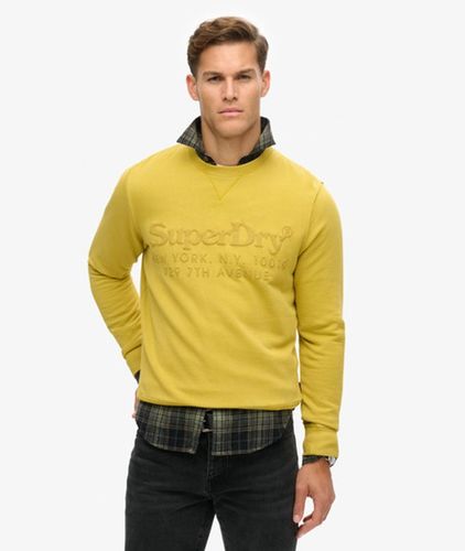Herren Venue Sweatshirt mit Farblich Abgestimmtem Logo - Größe: M - Superdry - Modalova