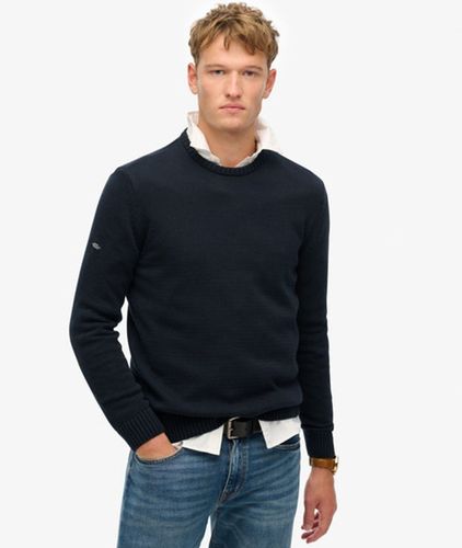 Herren Cotton Classics Strickpullover mit Rundhals - Größe: Xxl - Superdry - Modalova