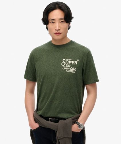 Herren Läsiges Copper Label T-shirt - Größe: M - Superdry - Modalova