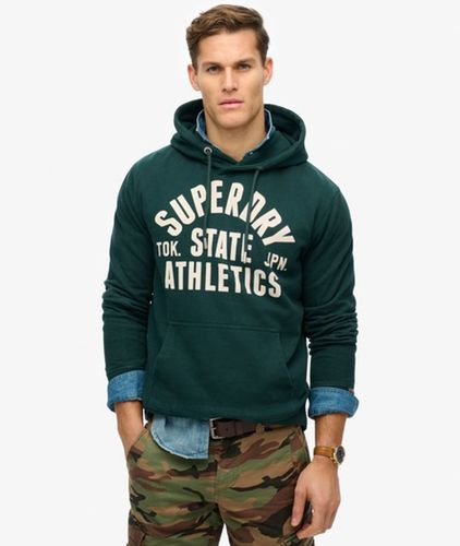 Men's Athletic Essentials Kapuzenpullover - Größe: M - Superdry - Modalova