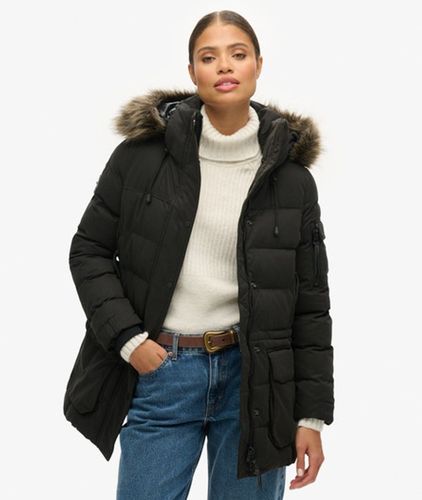 Damen Mikrofaser Expedition Parka - Größe: 36 - Superdry - Modalova
