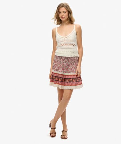 Damen Patchwork-minirock - Größe: 36 - Superdry - Modalova