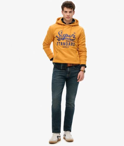 Men's Standard Script Kapuzenpullover Lockere Passform - Größe: M - Superdry - Modalova