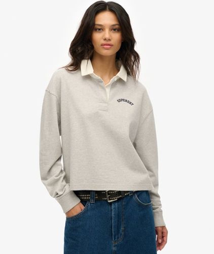 Damen Athletic Essentials Grafik-rugbyshirt - Größe: 40 - Superdry - Modalova