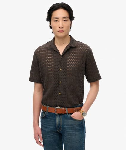 Herren Gestricktes Strukturhemd - Größe: S - Superdry - Modalova