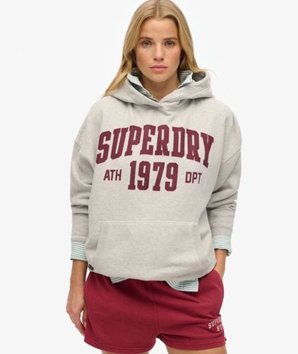 Damen Athletic Essentials Kapuzenpullover Lockere Passform - Größe: 44 - Superdry - Modalova