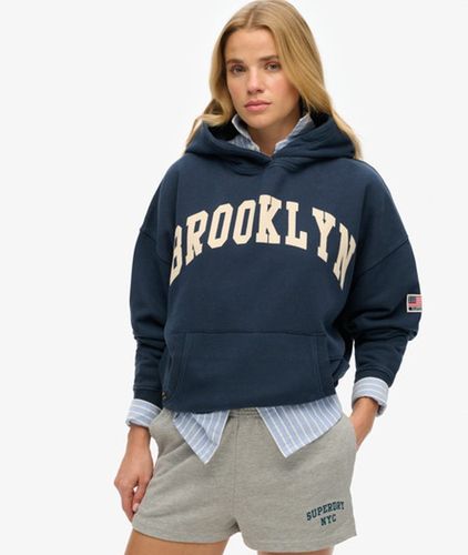 Damen Athletic Essentials Kapuzenpullover Lockere Passform - Größe: 34 - Superdry - Modalova