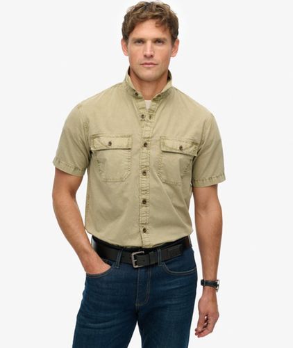 Herren Military-kurzarmhemd - Größe: M - Superdry - Modalova