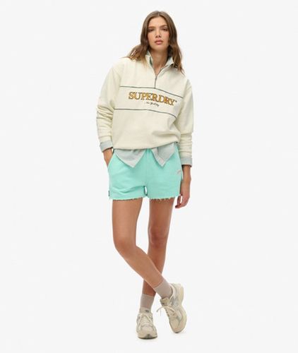 Damen Essential Logo Garment Dye Shorts - Größe: 44 - Superdry - Modalova