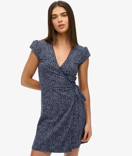 Damen Athletic Essentials Wickelkleid - Größe: 40 - Superdry - Modalova