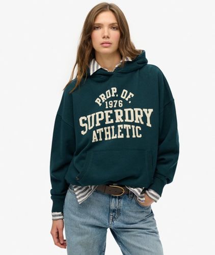 Women's Athletic Essentials Kapuzenpullover Lockere Passform - Größe: 36 - Superdry - Modalova