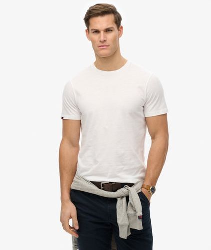 Men's Classic Essential T-shirt White / Optic - Size: S - Superdry - Modalova