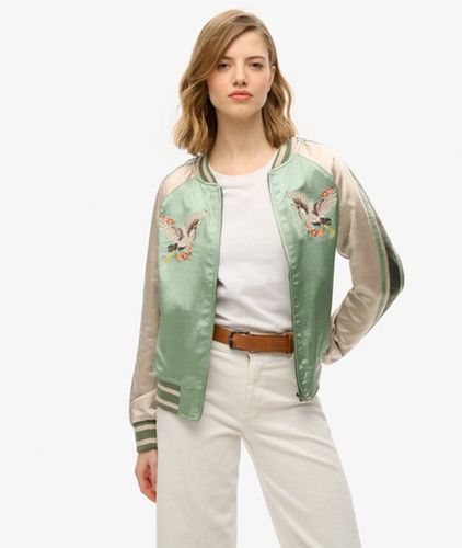 Damen Bestickte Suikajan Bomberjacke - Größe: 40 - Superdry - Modalova